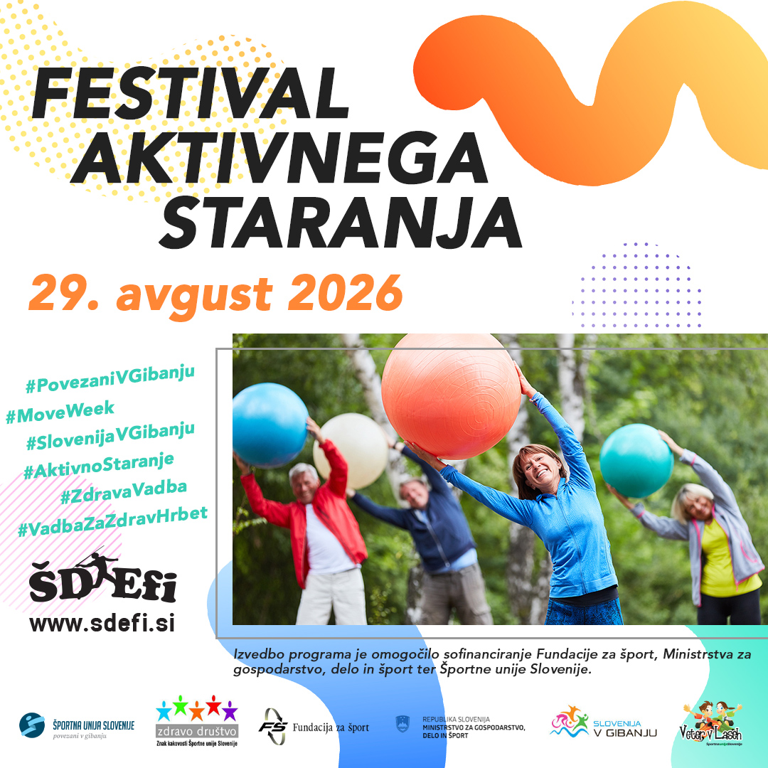 Festival aktivnega staranja 2026, sdefi, medvode